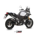 Mivv Slip-On Dakar Black Suzuki DL V-Strom 1000 / XT 2014-20 / 1050 / XT 2020-25