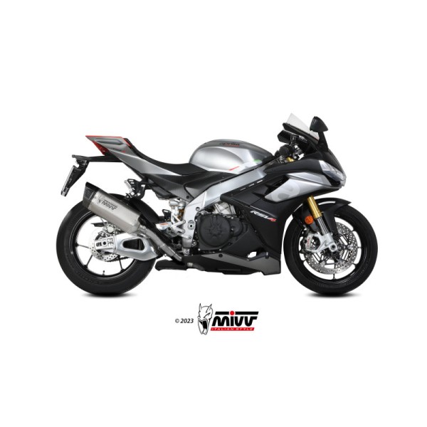 Mivv Slip-On SR-1 Titanium Aprilia RSV4 / Tuono V4 1100 2021-24