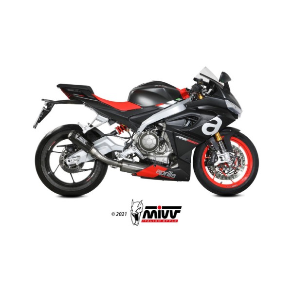 Mivv Full system 2x1 MK3 carbono Aprilia RS 660 2020-24 / Tuono 660 2021-24