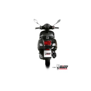 Mivv Slip-On Delta Race Black Piaggio Vespa GTS 300 2021-24