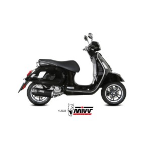 Mivv Slip-On Mover Black Piaggio Vespa GTS 300 2021-24