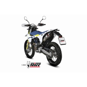 Mivv Slip-On Oval St. Steel Husqvarna 701 Enduro / SuperMoto 2021-24