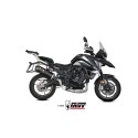 Mivv Slip-On Oval carbono con tapa carbono Benelli TRK 702 / X 2023-25