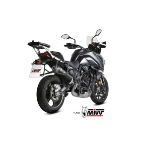 Mivv Slip-On Oval carbono con tapa carbono Benelli TRK 702 / X 2023-25