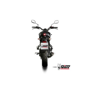 Mivv Full system 1x1 MK3 Black Yamaha XSR 125 2022-24