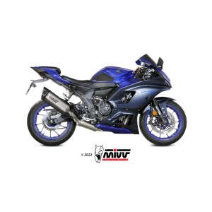 Mivv Full system 2x1 SR-1 Titanium Yamaha YZF R7 2022-24