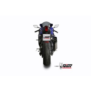 Mivv Full system 2x1 SR-1 Titanium Yamaha YZF R7 2022-24