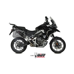 Mivv Slip-On Dakar Black Triumph Tiger 1200 GT / Rally 2021-25