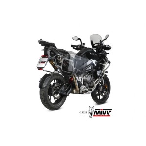 Mivv Slip-On Dakar Black Triumph Tiger 1200 GT / Rally 2021-25