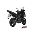 Mivv Full system 2x1 Oval carbono con tapa carbono Kawasaki Versys 650 2021-23