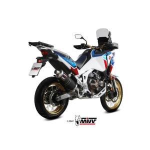 Mivv Slip-On Dakar Black Honda CRF 1100 L Africa Twin 2020-23