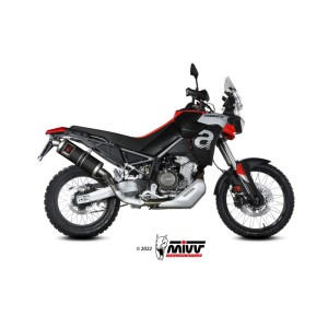 Mivv Slip-On Dakar Black Aprilia Tuareg 660 2022-25