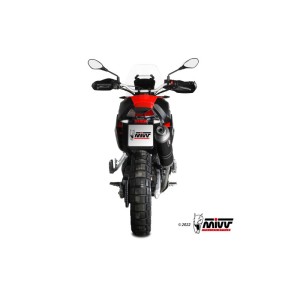 Mivv Slip-On Dakar Black Aprilia Tuareg 660 2022-25