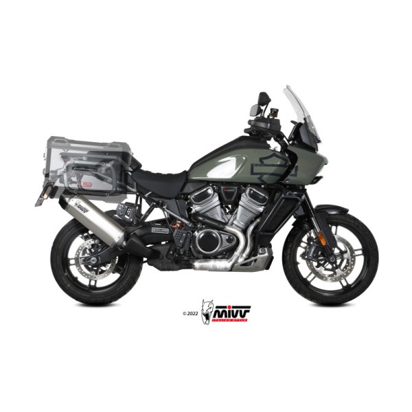 Mivv Slip-On Speed edge Titanium Harley Davidson Pan Amercia 2020-25