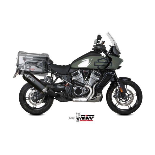 Mivv Slip-On Speed edge Black Harley Davidson Pan Amercia 2020-25