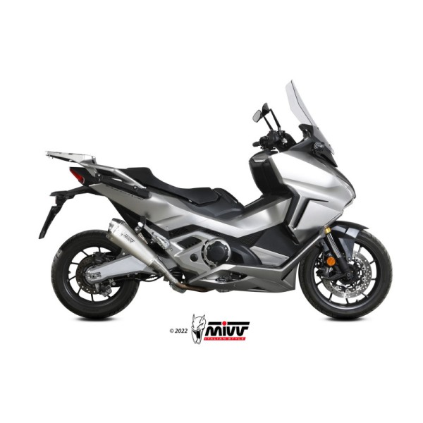 Mivv Slip-On Delta Race St. Steel Honda Forza 750 2021-25