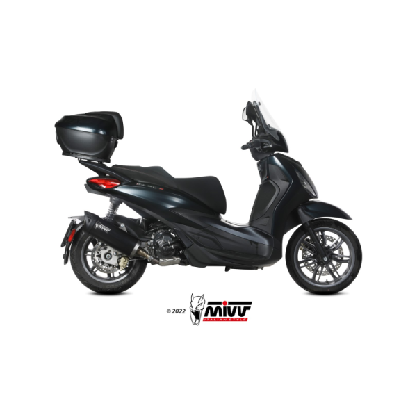 Mivv Slip-On Mover black Piaggio Beverly 300 2021-24