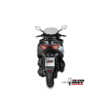 Mivv Slip-On Mover black Kymco Downtown 350 2016-20