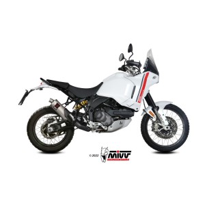 Mivv Slip-On Dakar Titanium Ducati Desert X 2022-25