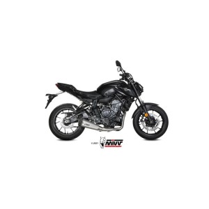Mivv Full system 2x1 Delta Race St. Steel Yamaha MT-07 / FZ-07 2021-24
