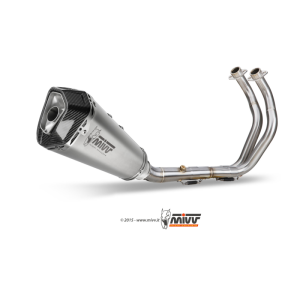 Mivv Full system 2x1 Delta Race St. Steel Yamaha MT-07 / FZ-07 2021-24