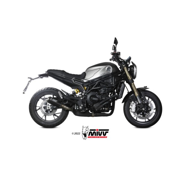 Mivv Slip-On Mk3 carbono Benelli Leoncino 800 2022-24