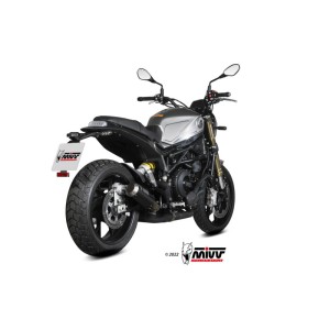 Mivv Slip-On Mk3 carbono Benelli Leoncino 800 2022-24