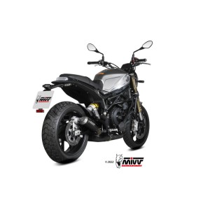 Mivv Slip-On Mk3 Black Benelli Leoncino 800 2022-24