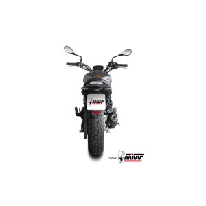 Mivv Slip-On X-M1 Black Benelli Leoncino 800 2022-24