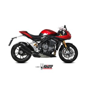 Mivv 2 Slip-On Mk3 carbono Triumph Speed Triple 1200 RR / RS 2021-24