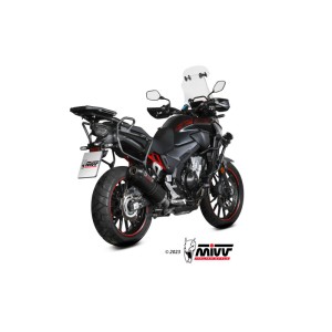 Mivv Slip-On Oval carbono con tapa carbono Honda CB 500 X 2021-24