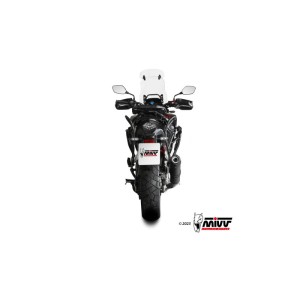 Mivv Slip-On Oval carbono con tapa carbono Honda CB 500 X 2021-24