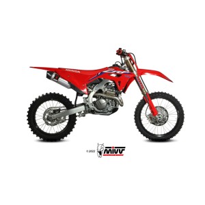 Mivv Slip-On Oval St. Steel Honda CRF 250 2022-24