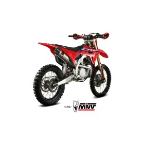 Mivv Slip-On Oval Titanium Honda CRF 450 2021-24