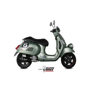 Mivv Full system 1x1 Delta Race black Piaggio Vespa GTS 300 2008-20
