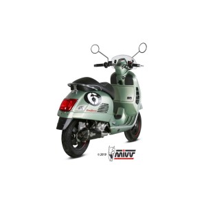 Mivv Full system 1x1 Delta Race black Piaggio Vespa GTS 300 2008-20