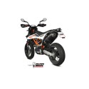 Mivv Slip-On Oval Black con tapa carbono KTM 690 SMC R 2020-24