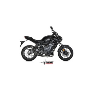 Mivv Full system 2x1 Delta Race Black Yamaha MT-07 / FZ-07 2021-24