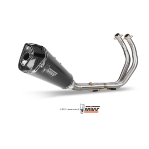 Mivv Full system 2x1 Delta Race Black Yamaha MT-07 / FZ-07 2021-24