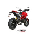 Mivv 2 Slip-On Mk3 carbono Ducati Hypermotard 939 2016-18