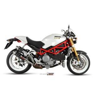 Mivv 2 Slip-On GP carbon Ducati Monster S4Rs 2006-08