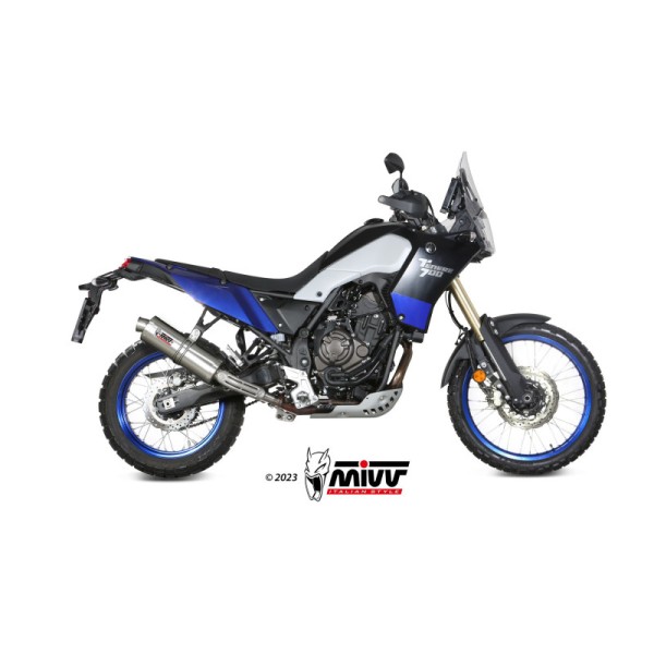 Mivv Slip-On Oval St. Steel Yamaha Ténéré 700 2019-25