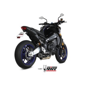 Mivv Full system 3x1 X-M5 Black Yamaha MT-09 / SP / FZ-09 2021-23
