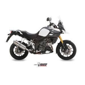 Mivv Slip-On Oval St. Steel Suzuki DL V-Strom 1000 / XT 2014-20 / V-Strom 1050 / XT 2020-25