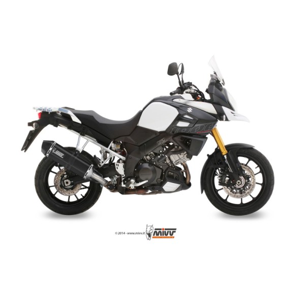 Mivv Slip-On Speed edge Black Suzuki DL V-Strom 1000 / XT 2014-20 / V-Strom 1050 / XT 2020-25