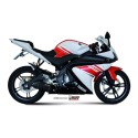 Mivv Full system 1x1 Suono black con tapa carbono Yamaha YZF R125 2008-13