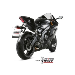 Mivv Slip-On Mk3 carbono Yamaha YZF 600 R6 2017-23