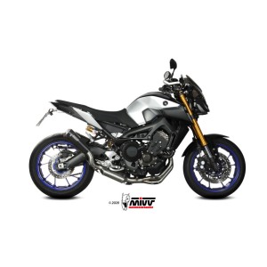 Mivv Full system 3x1 X-M1 black Yamaha MT-09 / FZ-09 2013-20
