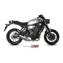 Mivv Full system 2x1 Oval titan con tapa carbono Yamaha XSR 700 2016-22