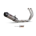 Mivv Full system 2x1 Oval titan con tapa carbono Yamaha XSR 700 2016-22